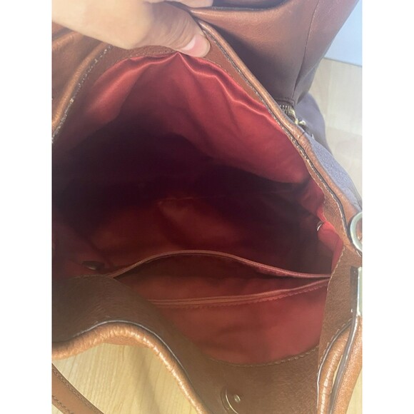 Coach Phoebe Madison Boho Leather Shoulder Bag Brown - Picture 9 of 14